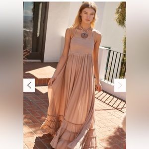 Free People Extratropical Maxi Dress - Taupe